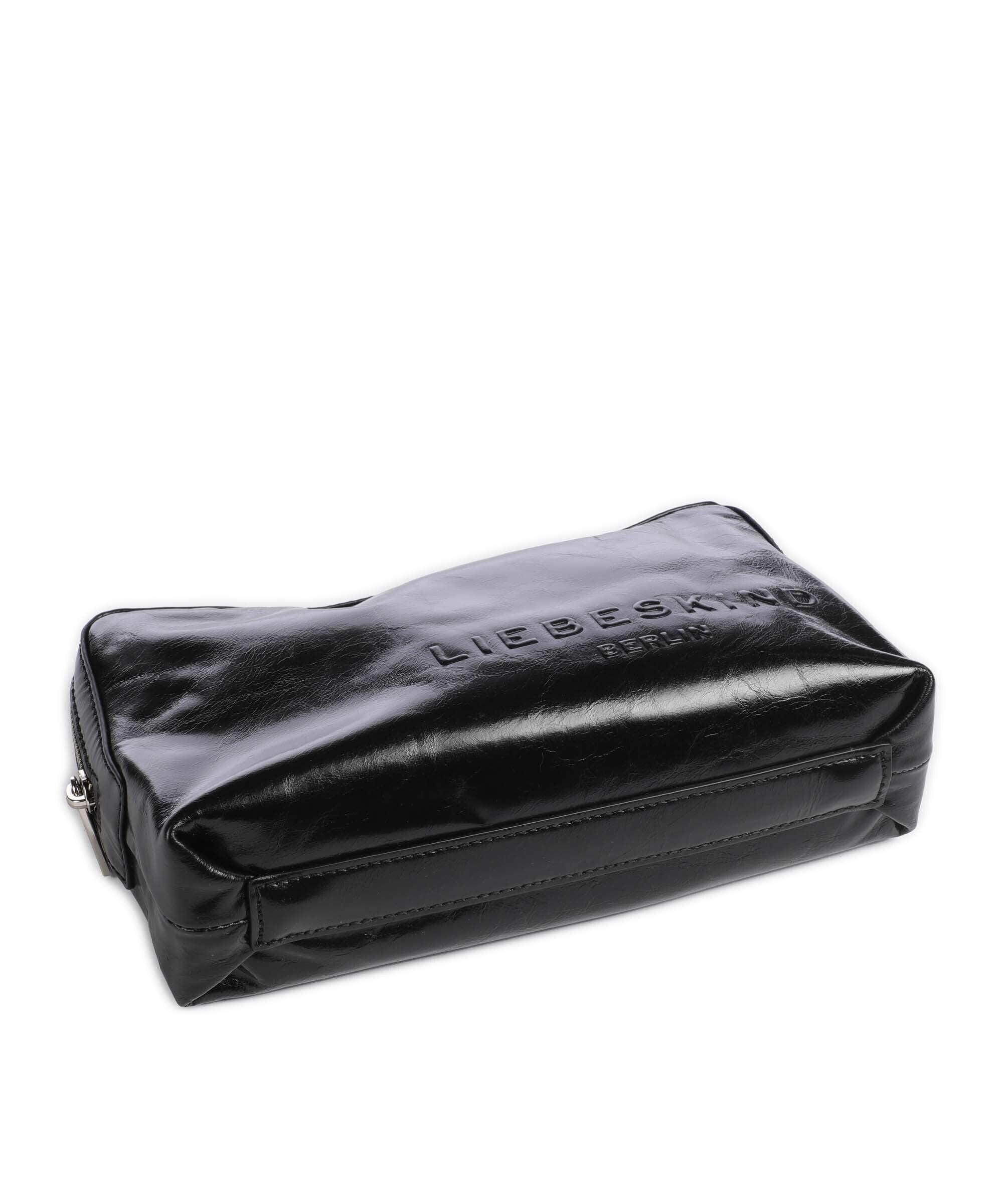 Liebeskind Elvira Paper Touch Crinkle Belt bag black