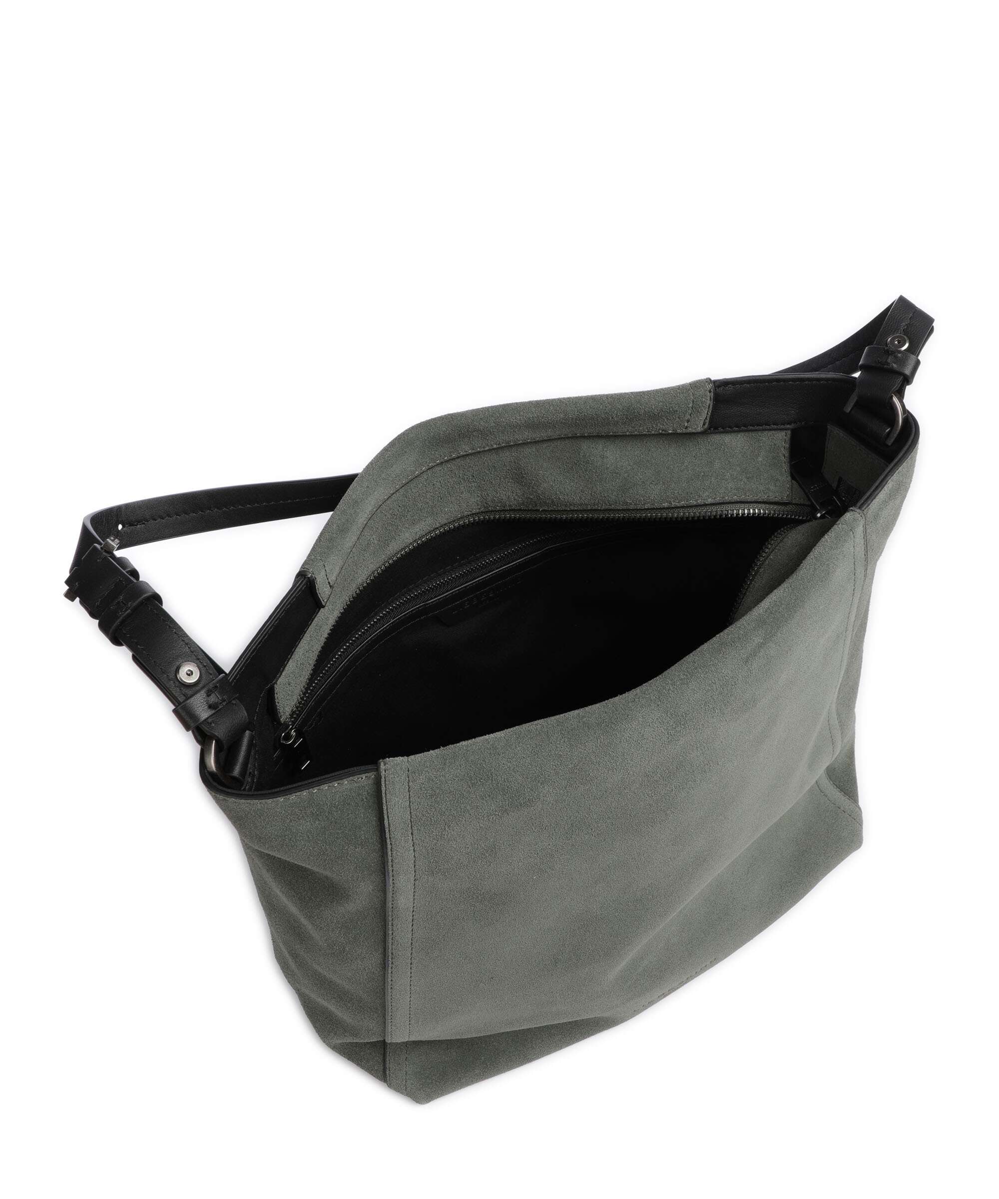 Liebeskind Chudy Suede M Hobo bag cypress green