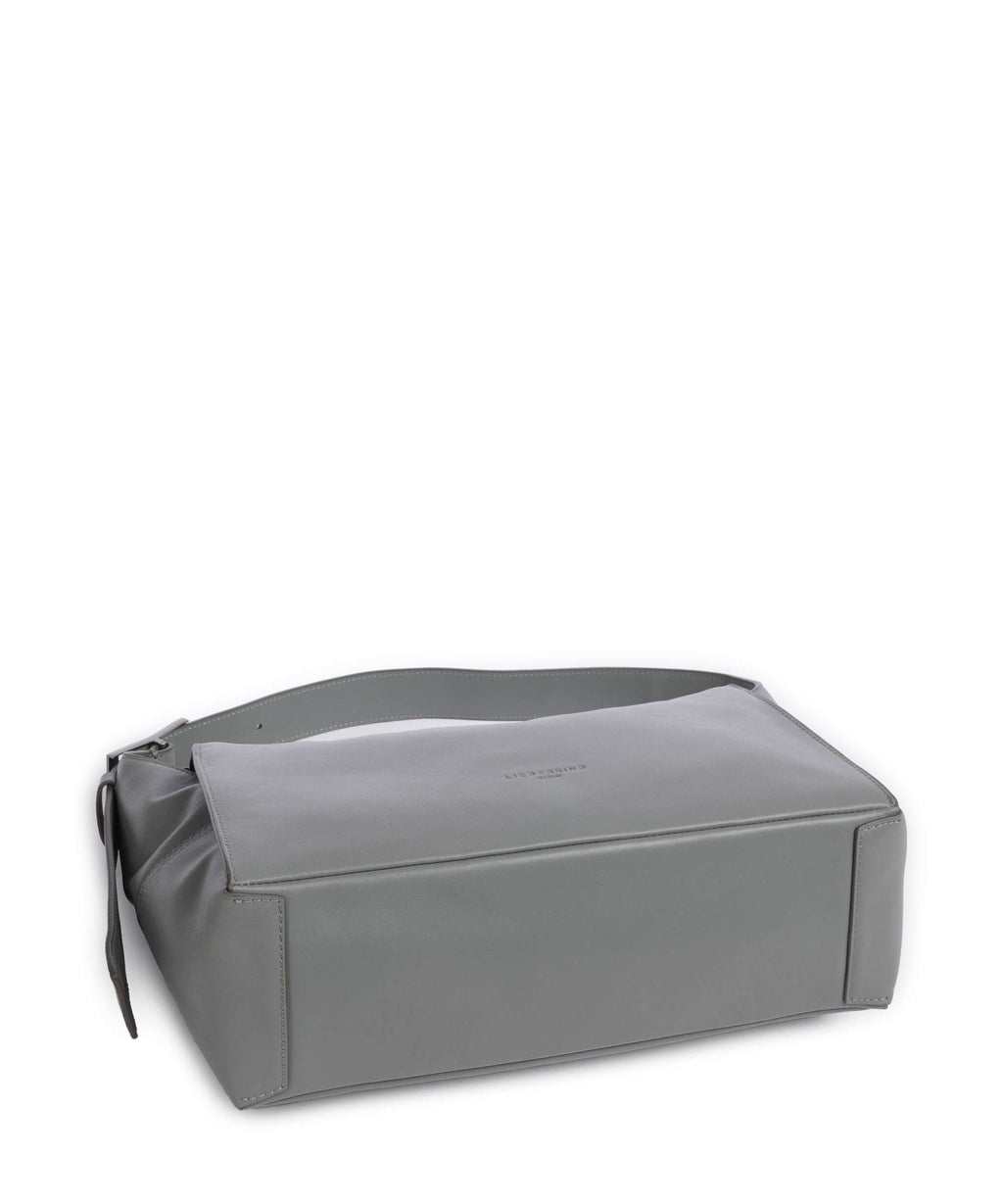 Liebeskind Lou Calf Optic M Hobo bag grigio