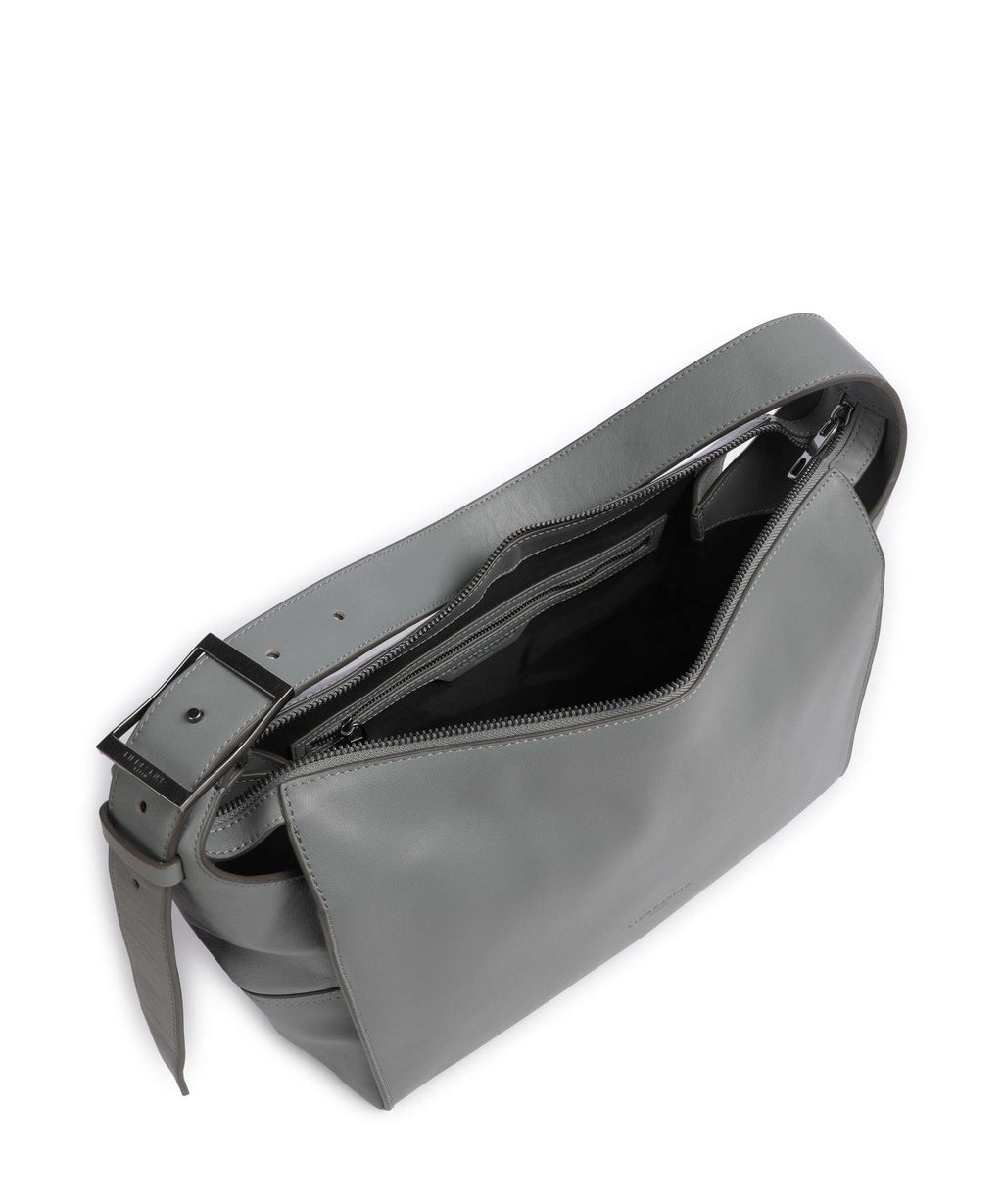 Liebeskind Lou Calf Optic M Hobo bag grigio