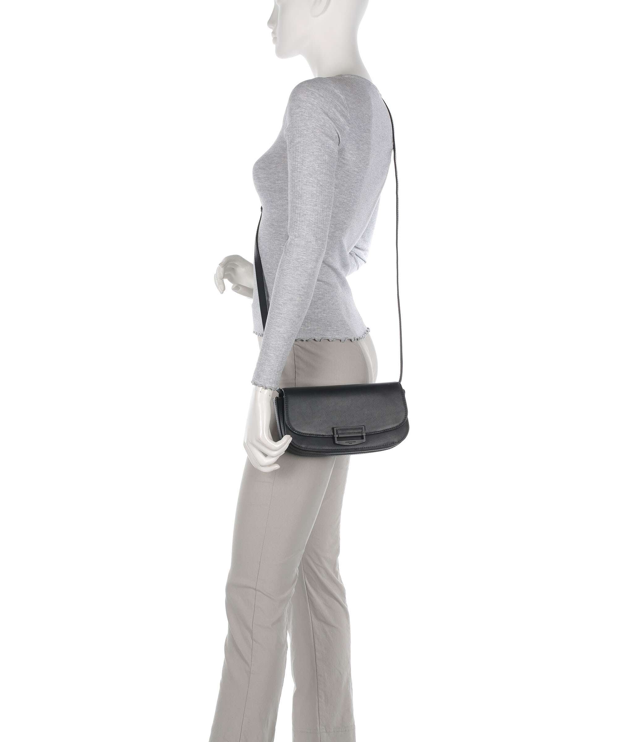 Liebeskind Ezra Calf Optic S Crossbody bag black