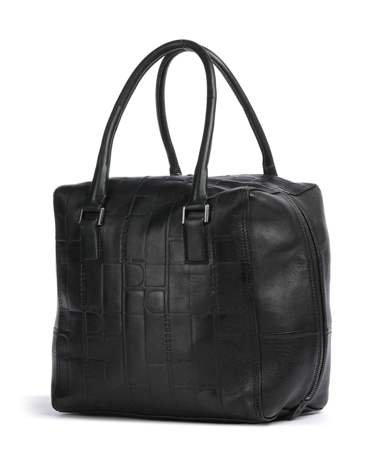 Liebeskind Kayla Monogram Sheep Natural M Handbag black