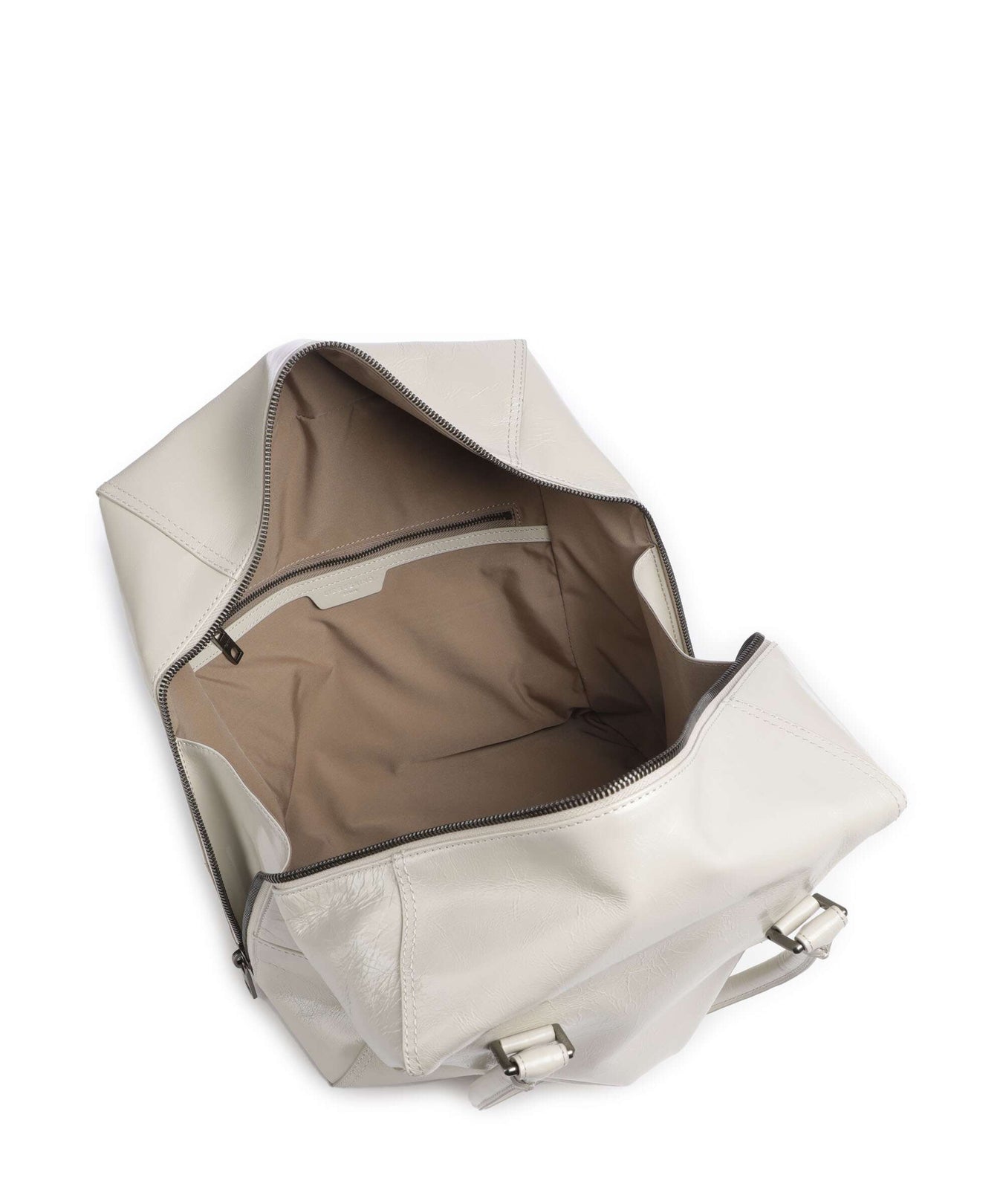 Liebeskind Kayla Lack Distressed M Tote bag milk