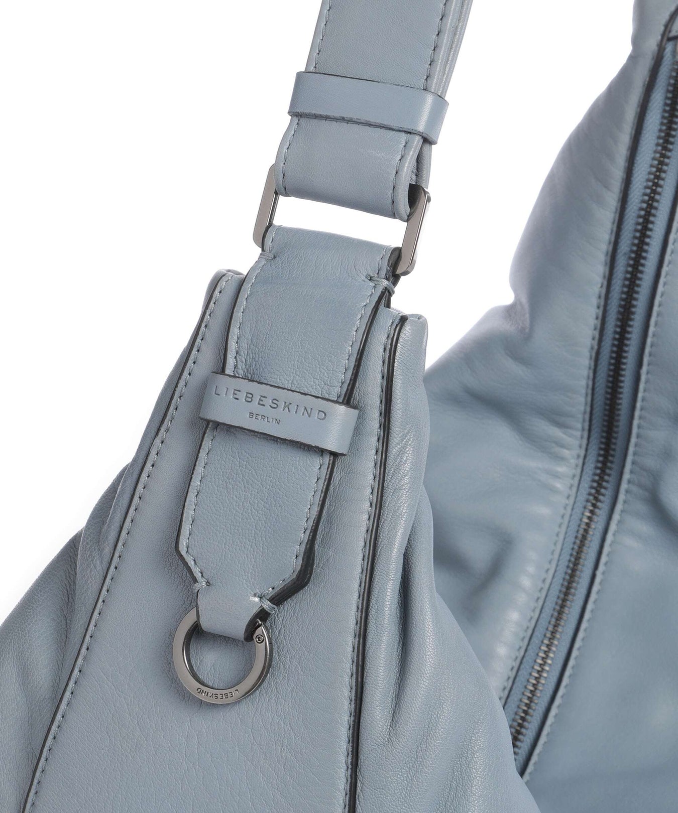 Liebeskind Moon Sheep Natural L Hobo bag blue heaven