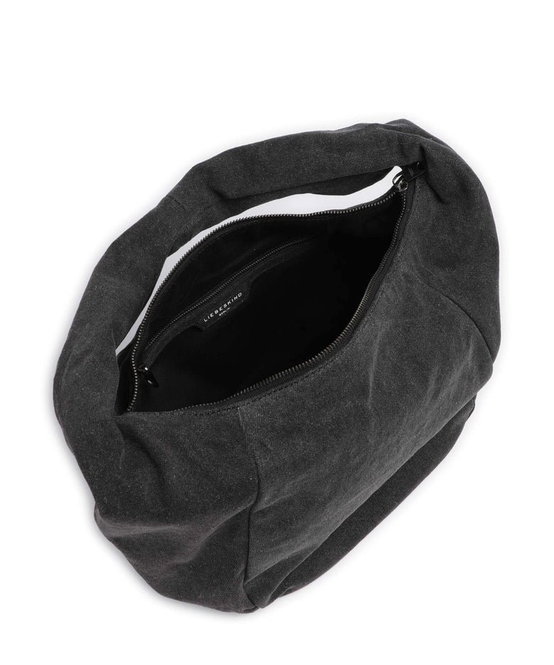 Liebeskind Farrah Denim M Hobo bag black
