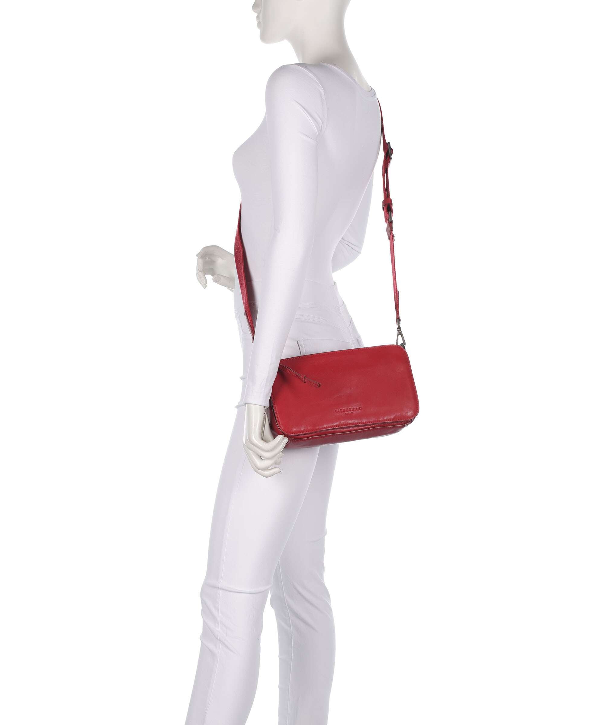 Liebeskind Clarice Sheep Natural M Crossbody bag true red