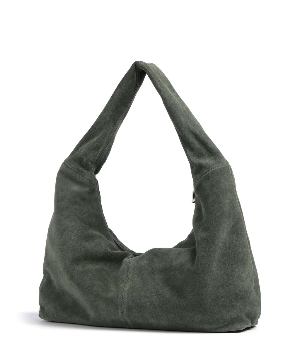 Liebeskind Bo Suede L Hobo bag forest