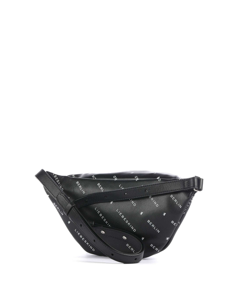 Liebeskind Monogram Soft Nappa M Fanny pack black