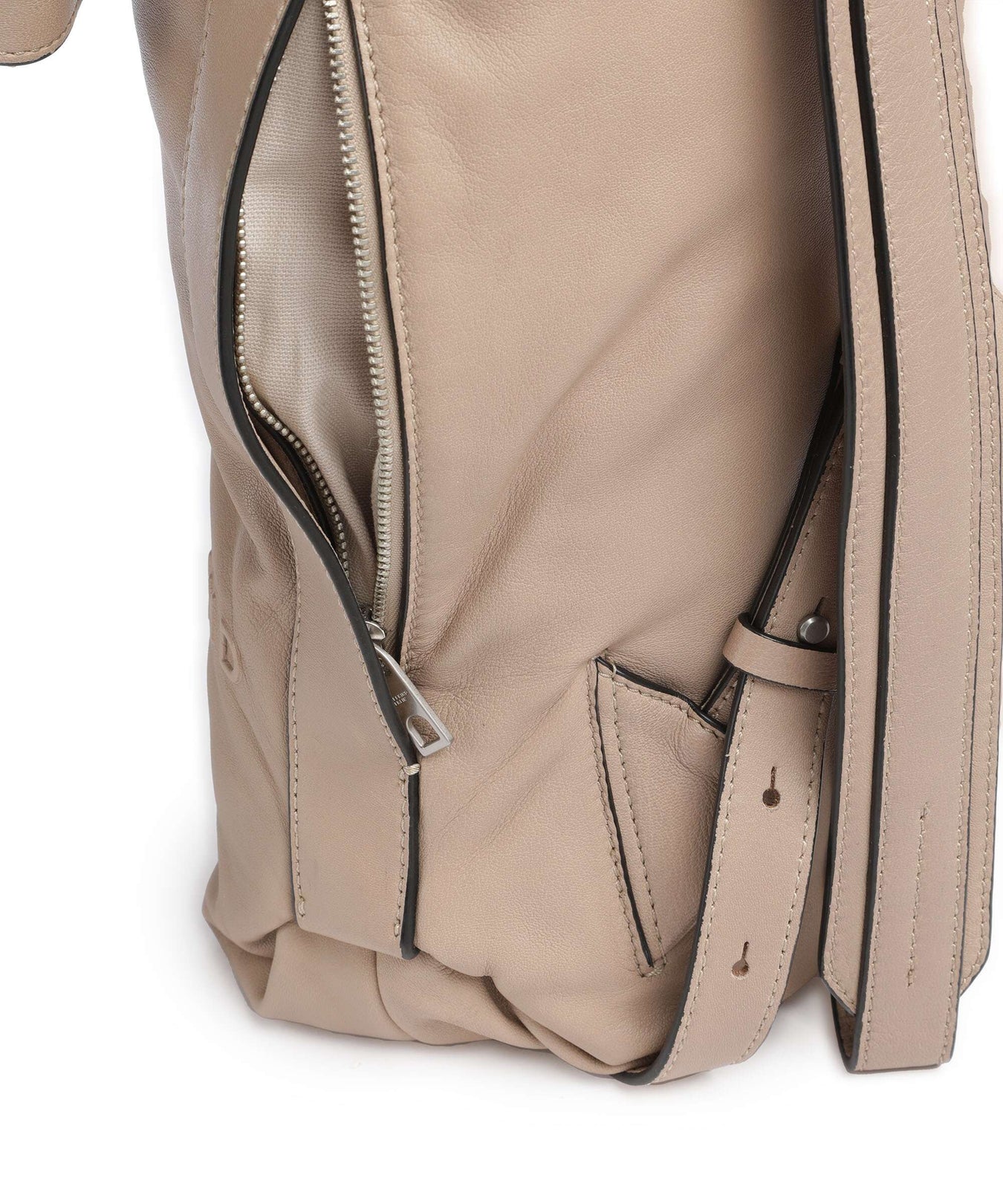 Liebeskind Elvira Sheep Natural L Rolltop backpack stone