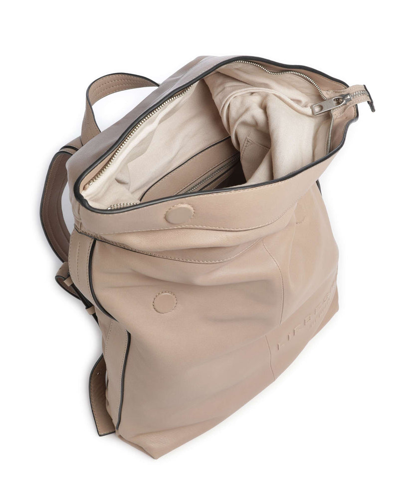 Liebeskind Elvira Sheep Natural L Rolltop backpack stone