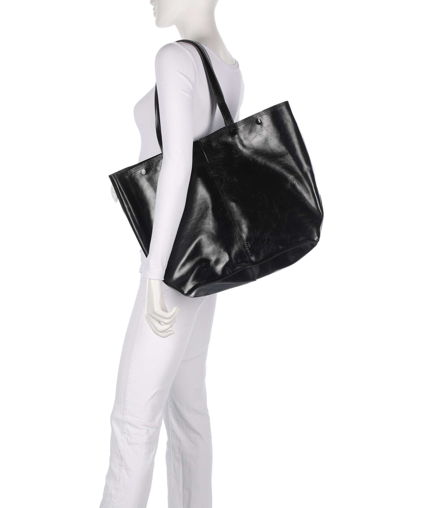 Liebeskind Rive Paper Touch Crinkle L Tote bag black