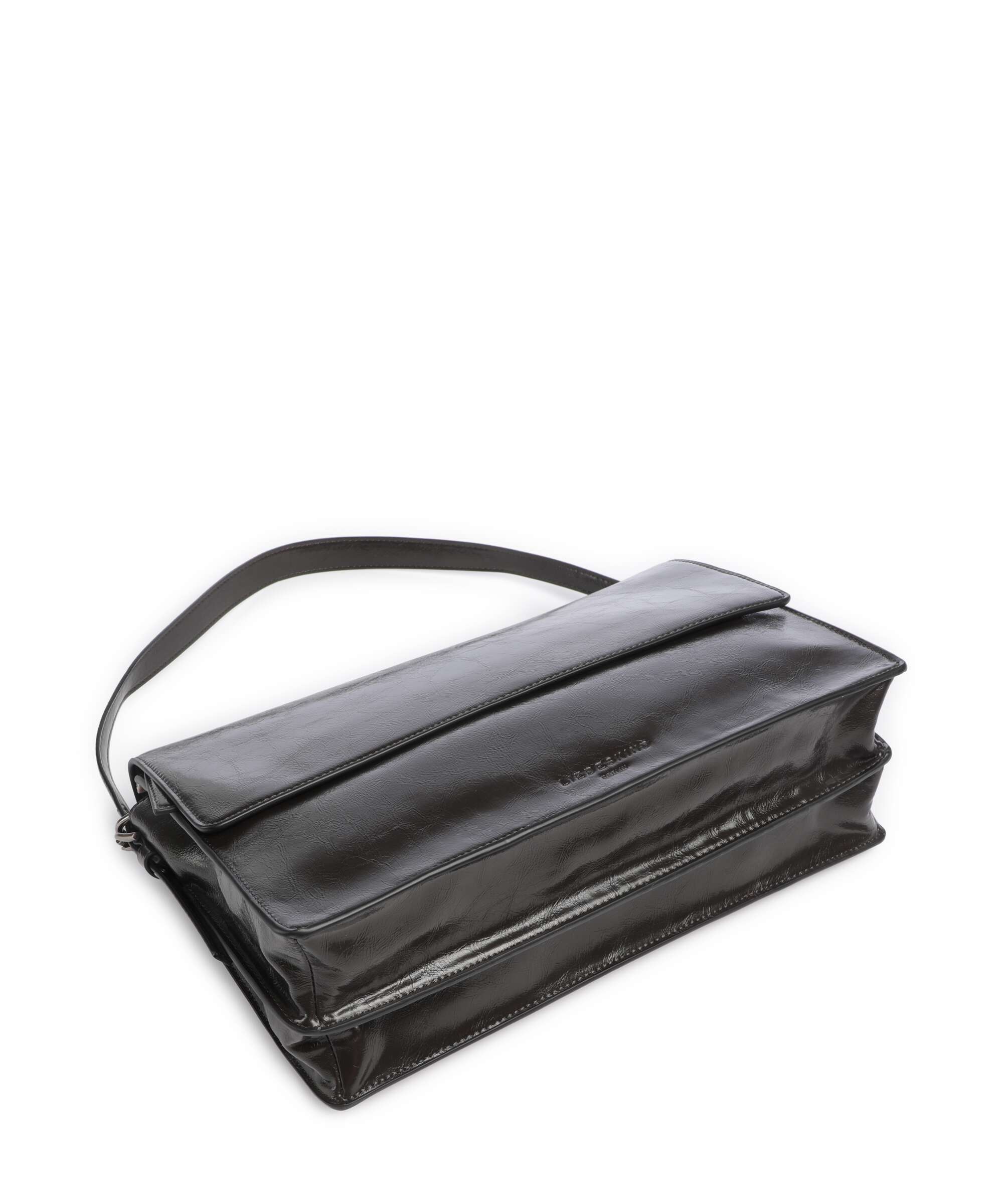 Liebeskind Audrey Recycled Lack Distressed M Shoulder bag deep soil