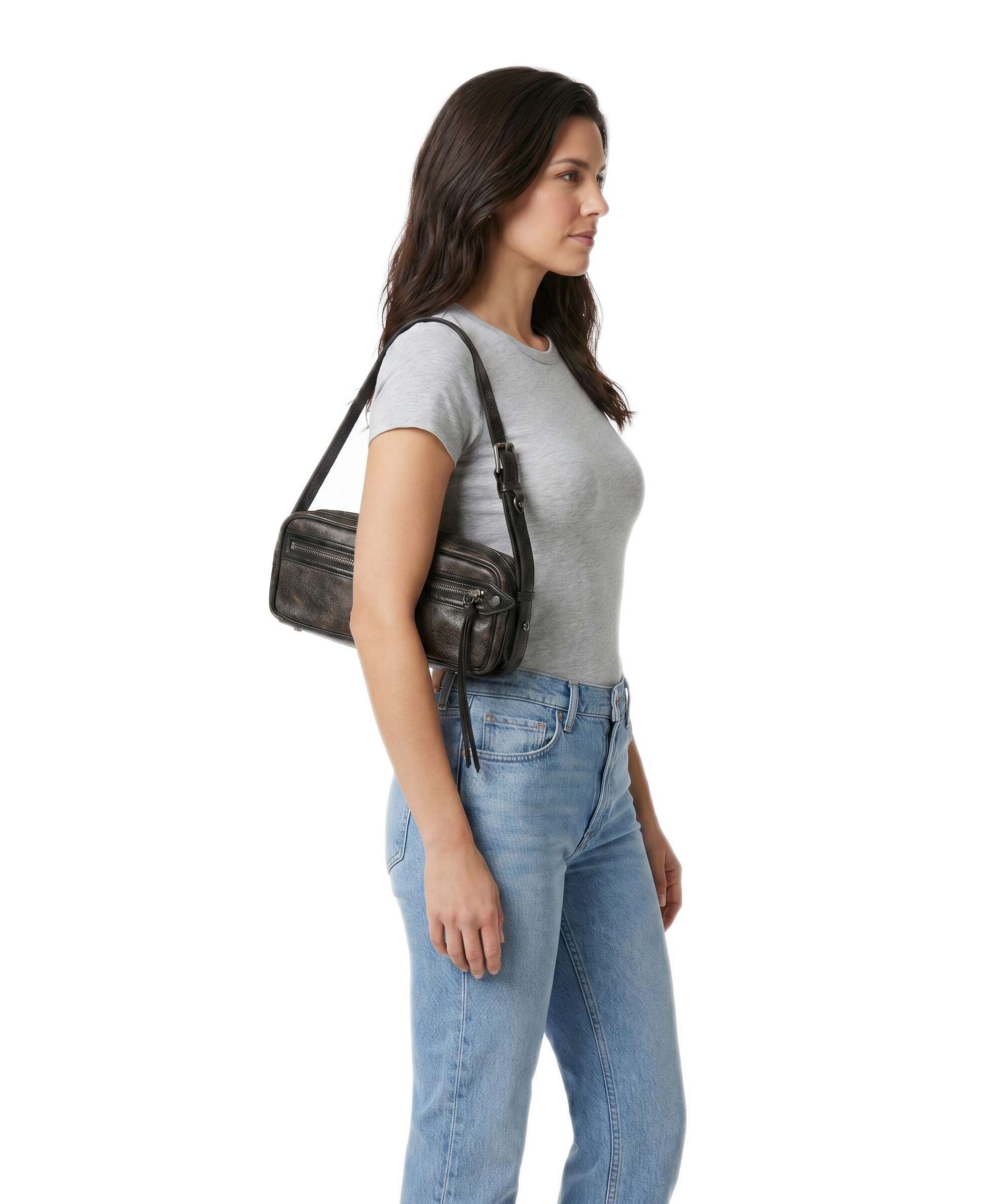 Liebeskind Juno Vintage PU S Shoulder bag deep soil