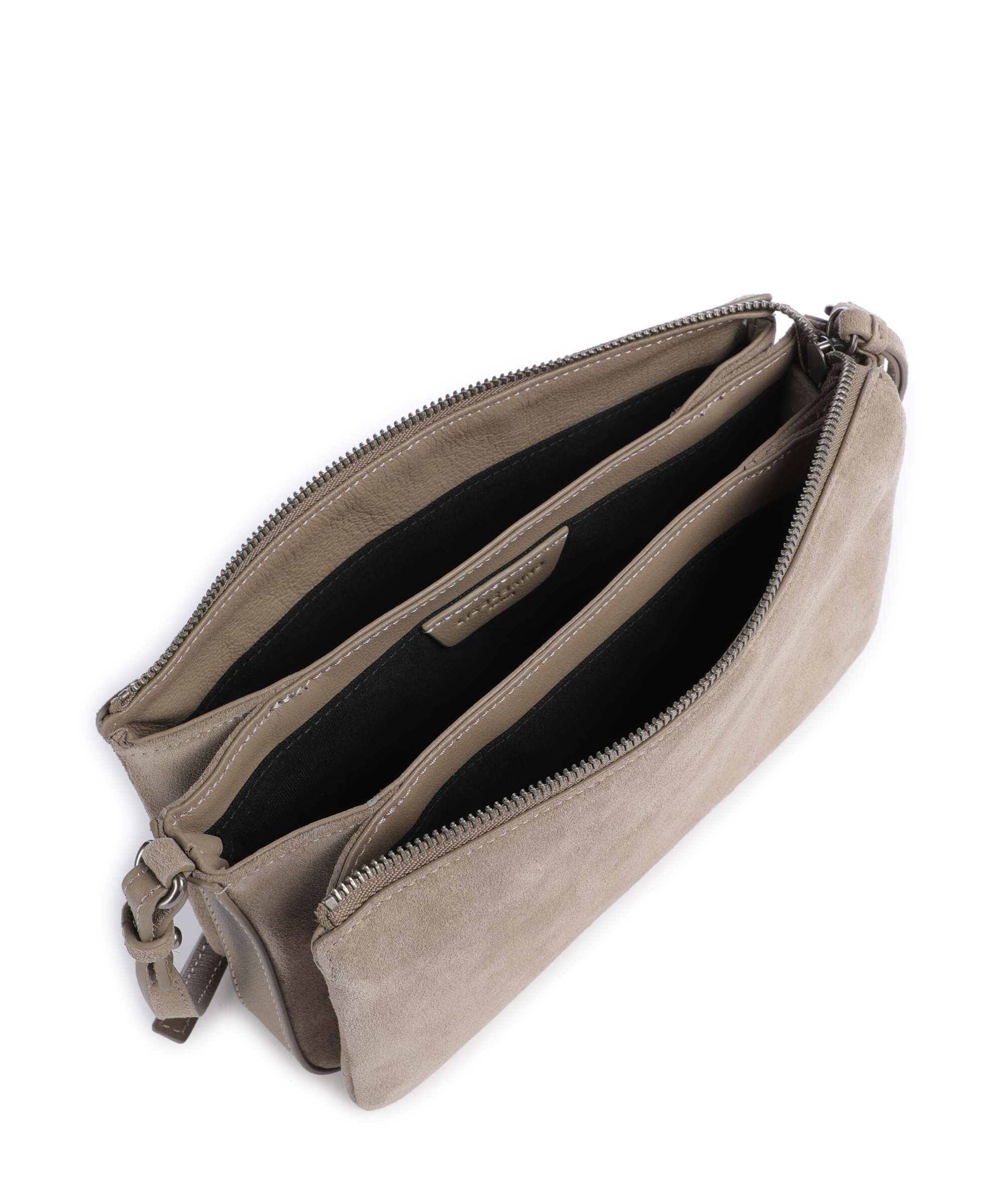 Liebeskind Nina Hydro Suede S Crossbody bag neutral grey