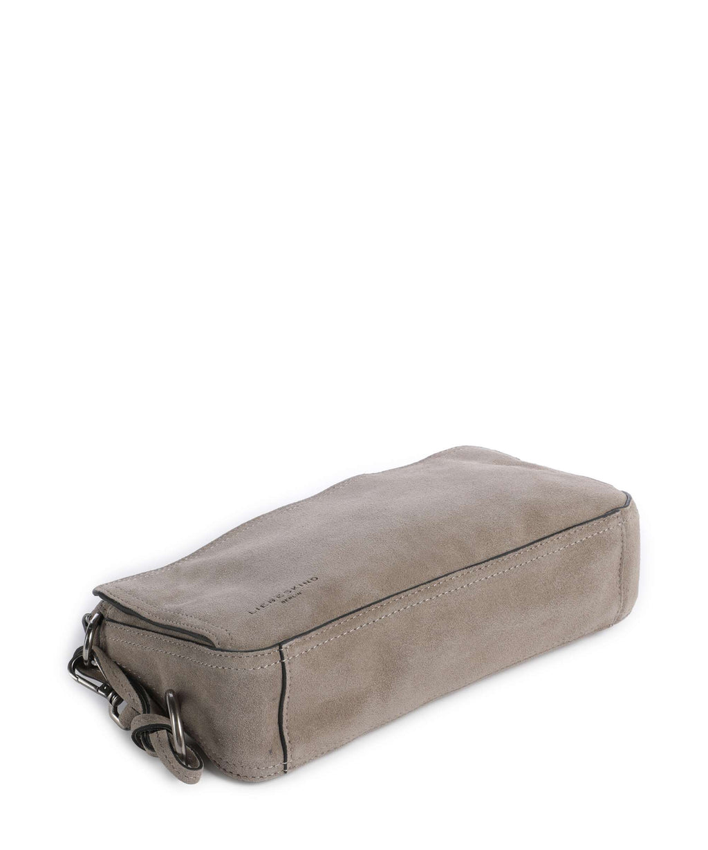 Liebeskind Clarice II Hydro Suede M Crossbody bag neutral grey