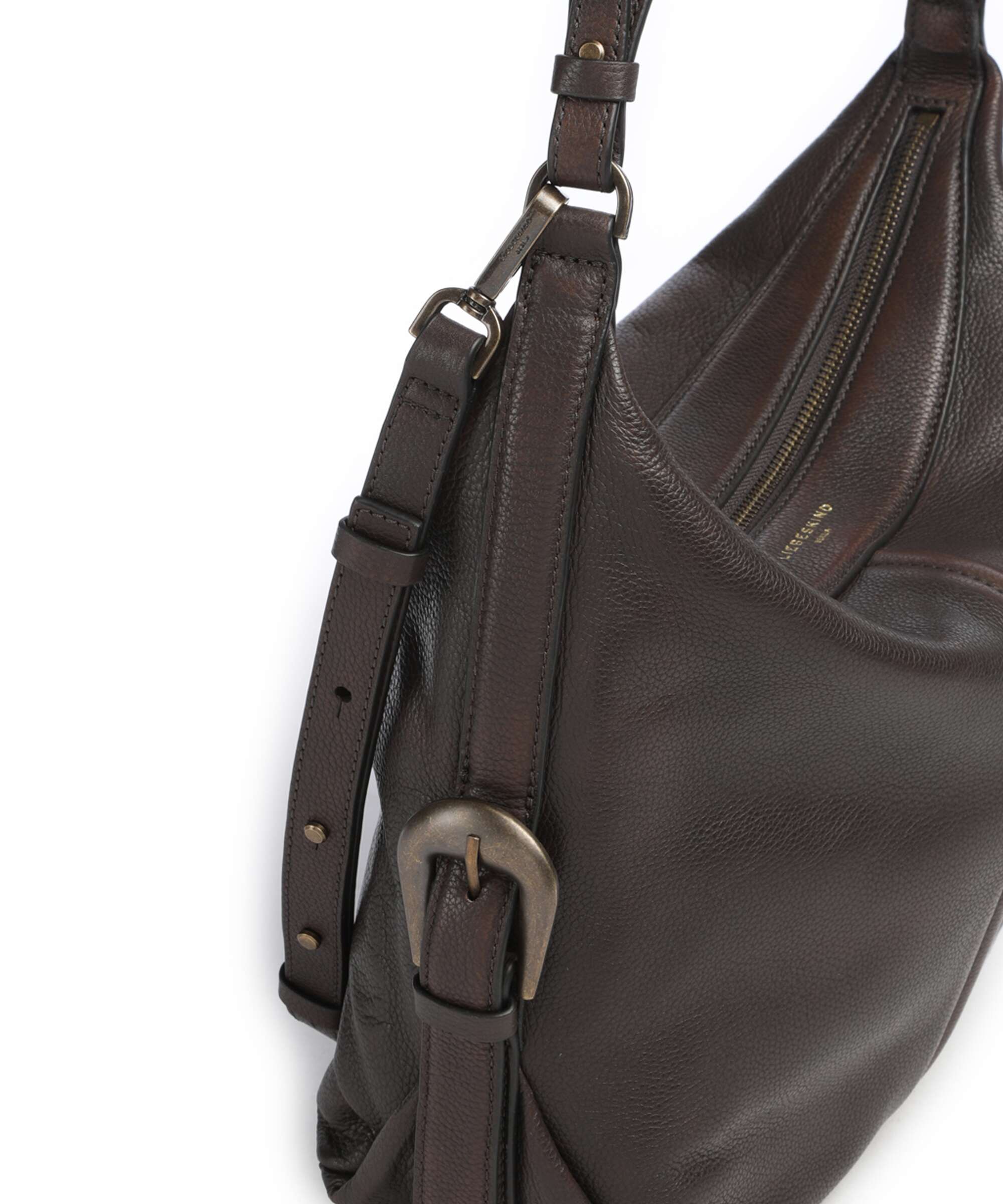 Liebeskind Paris II Vintage Pebble M Hobo bag deep soil
