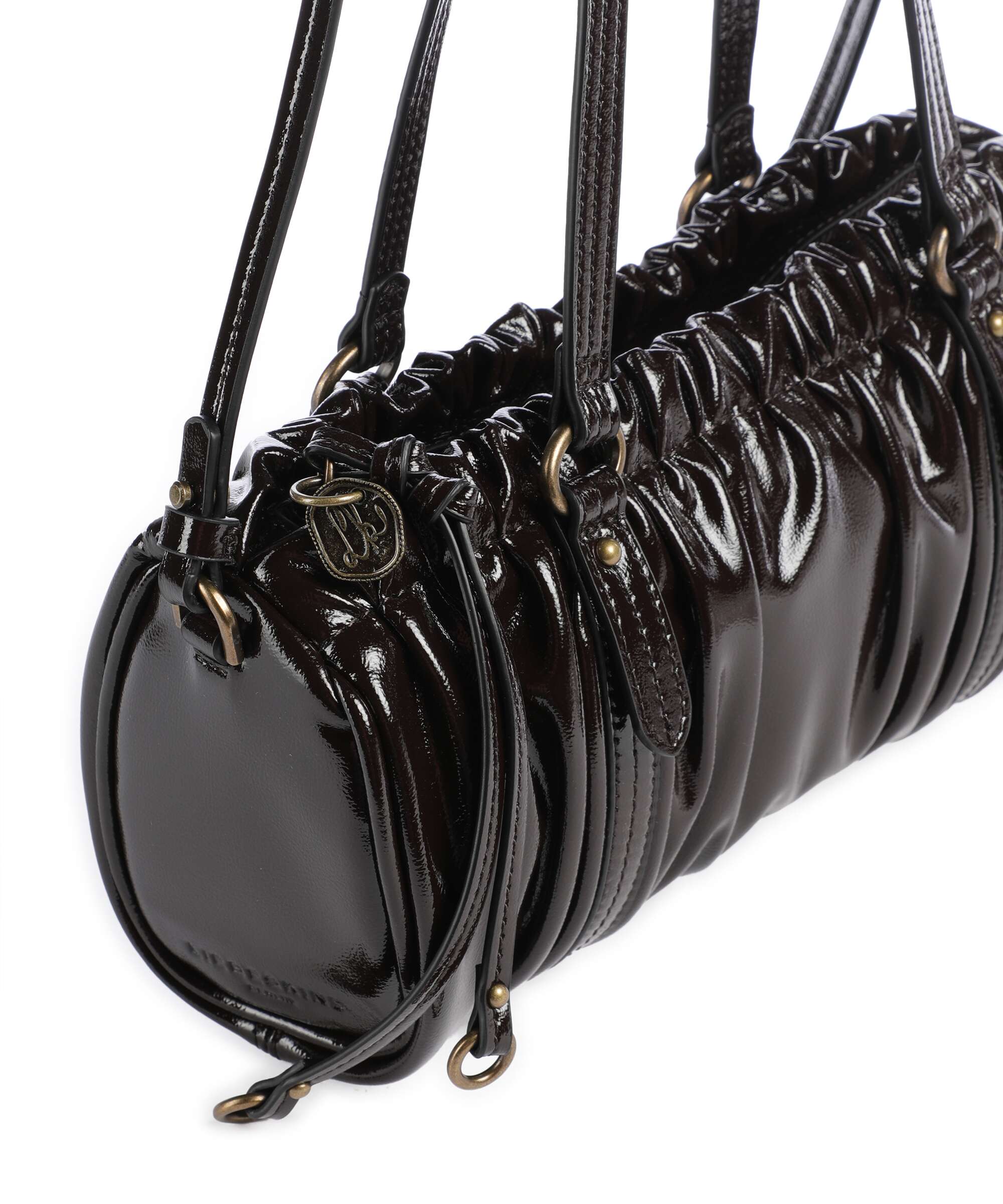 Liebeskind Faye Shiny XS Shoulder bag deep soil