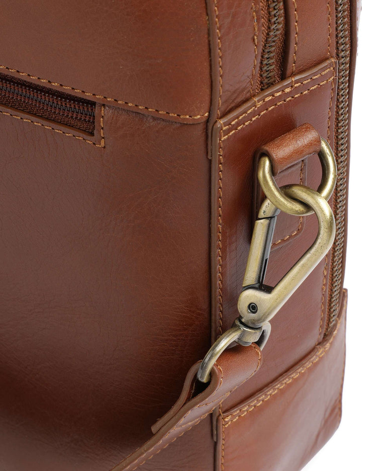 Bugatti Remo Briefcase cognac