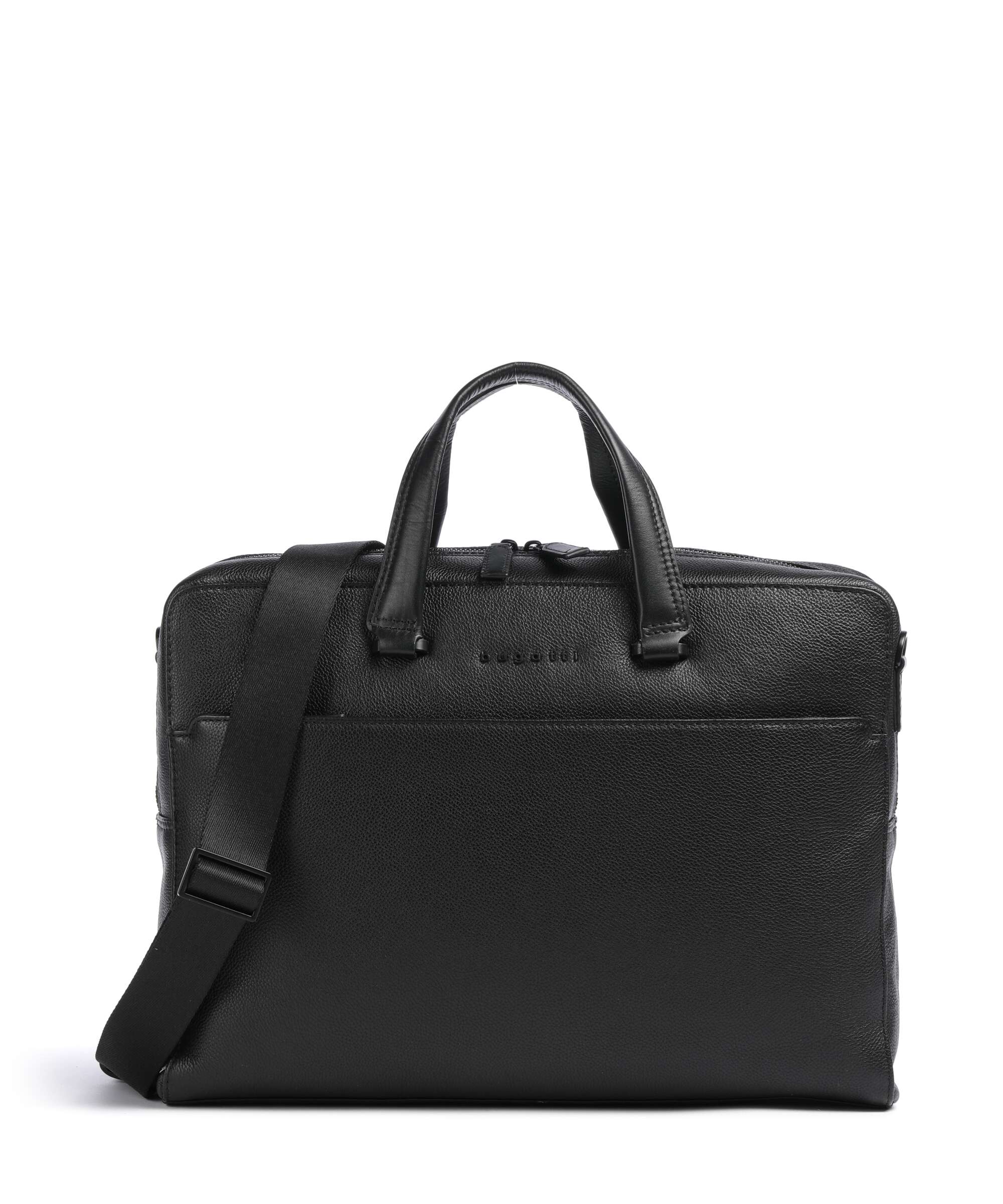 Bugatti Black Briefcase schwarz