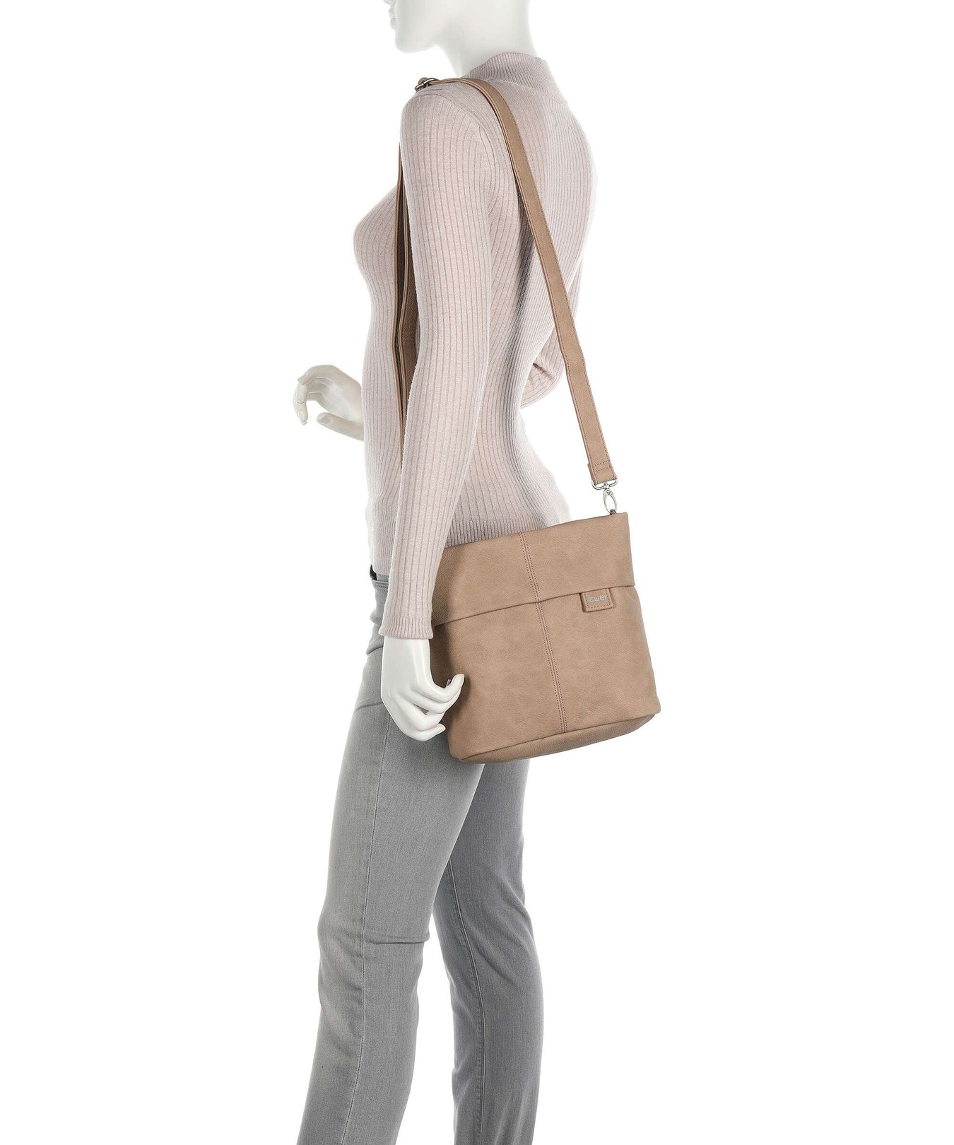 Zwei Mademoiselle.M M8 Shoulder bag nubuk sand