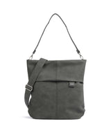 Zwei Mademoiselle M140 Bolso de hobo nubuk stone