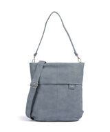 Zwei Mademoiselle.M M12 Bolso de hobo nubuk sky