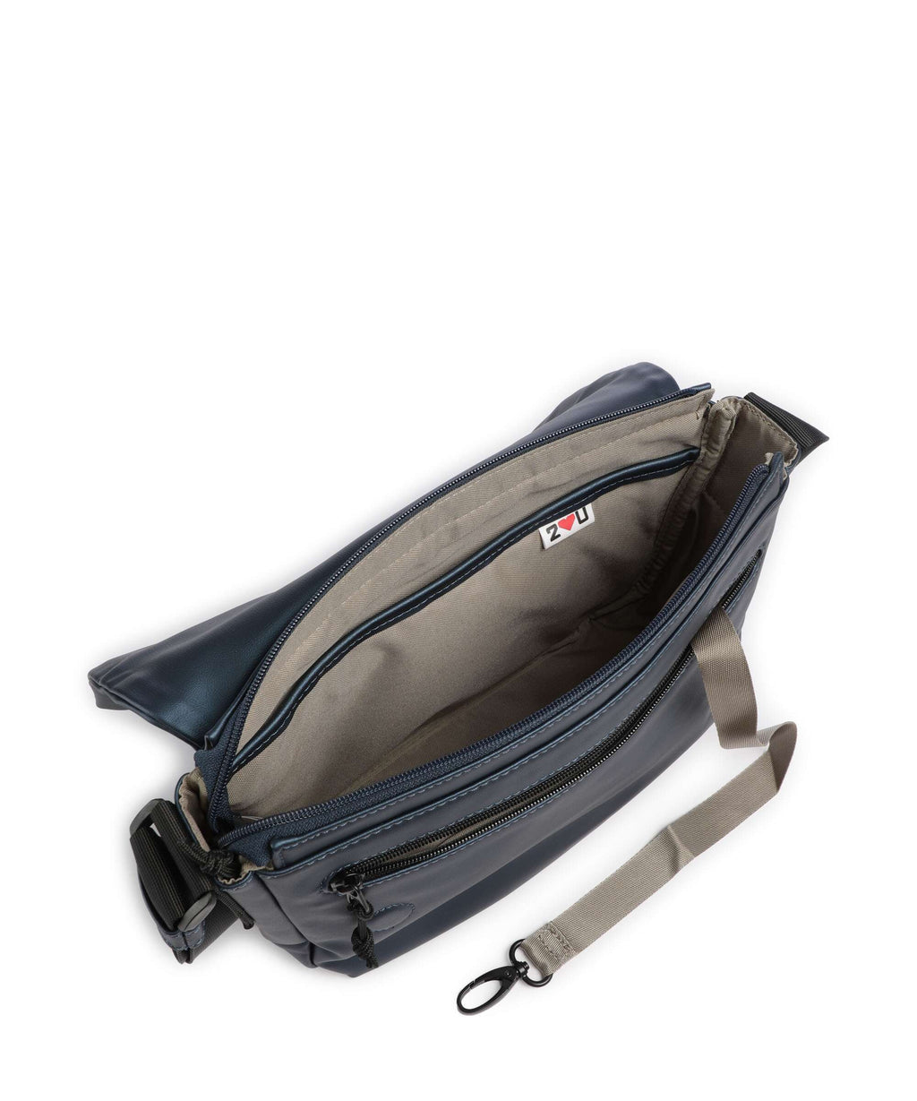 Zwei Cargo Messenger bag metallic blue