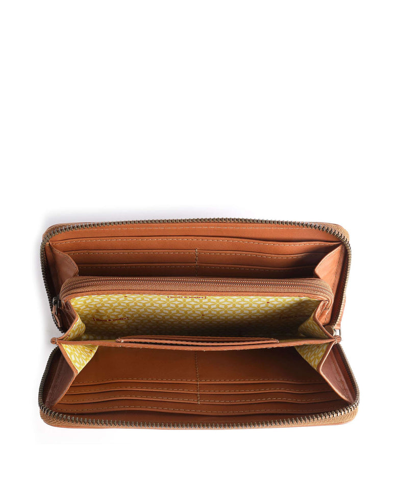 Aunts & Uncles Jamie's Orchard Melon RFID Wallet cognac