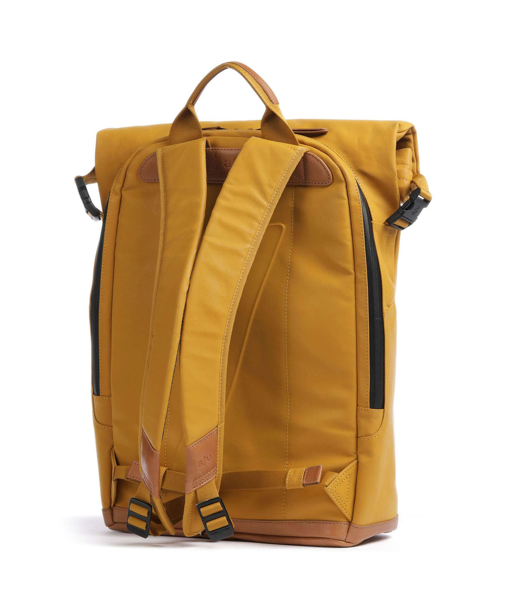 Aunts & Uncles Japan Fukui Rolltop backpack mustard