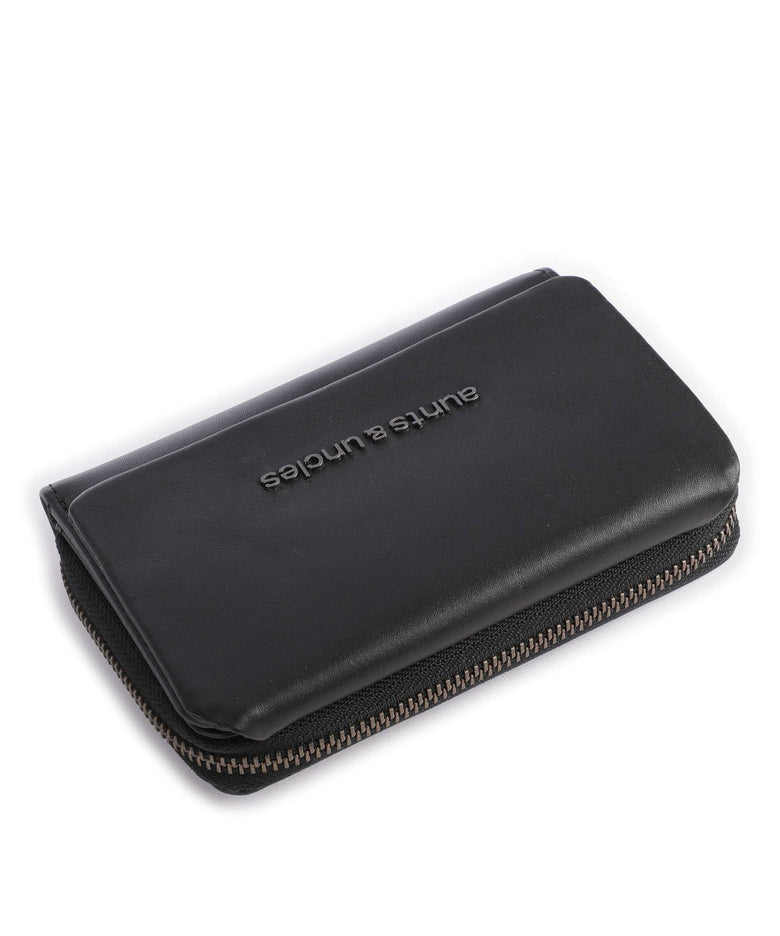 Aunts & Uncles Jamie's Orchard Dahlia RFID Wallet jet black