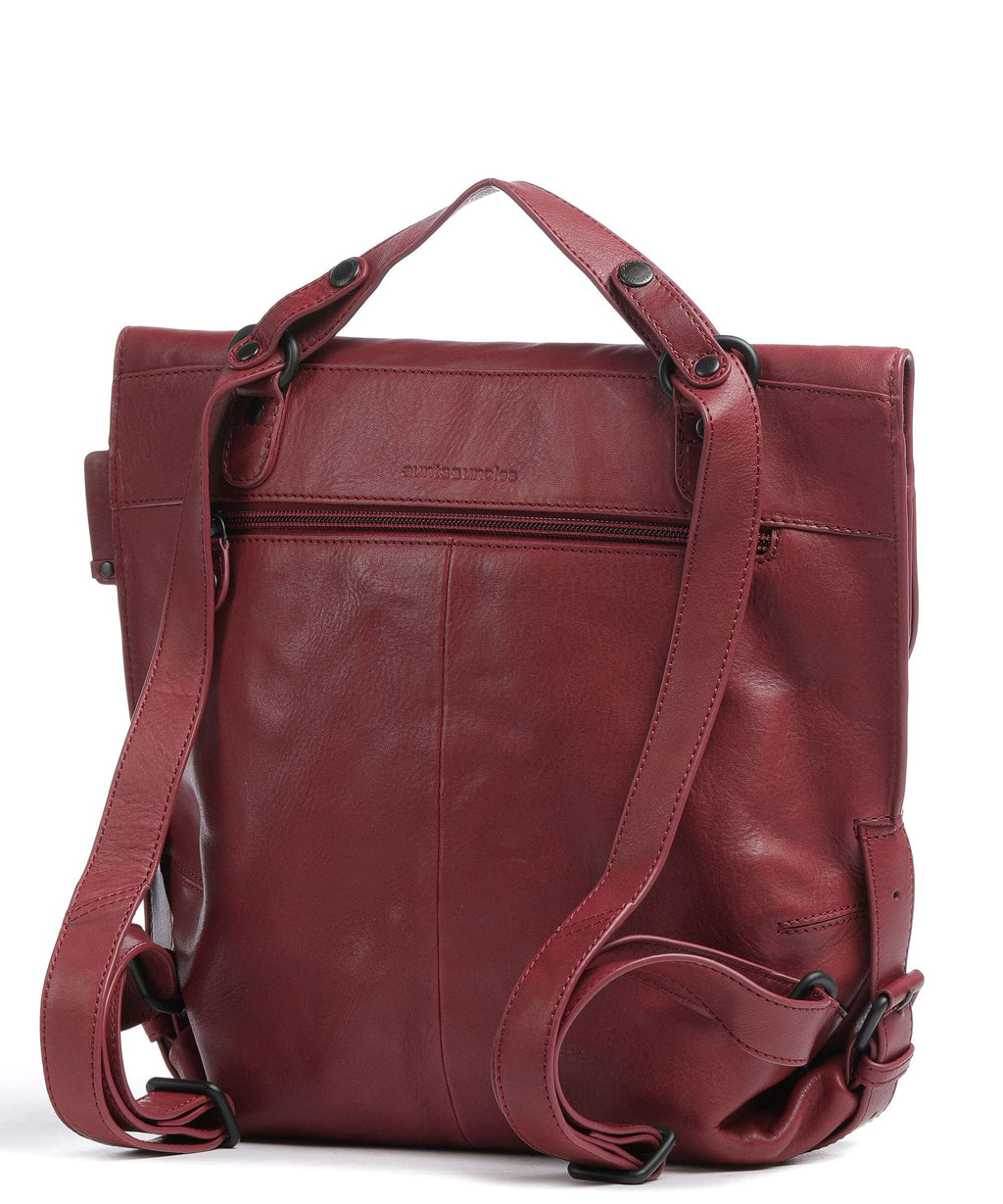 Aunts & Uncles Grandma's Luxury Club Mrs. Mince Pie Backpack bag bohemian red 