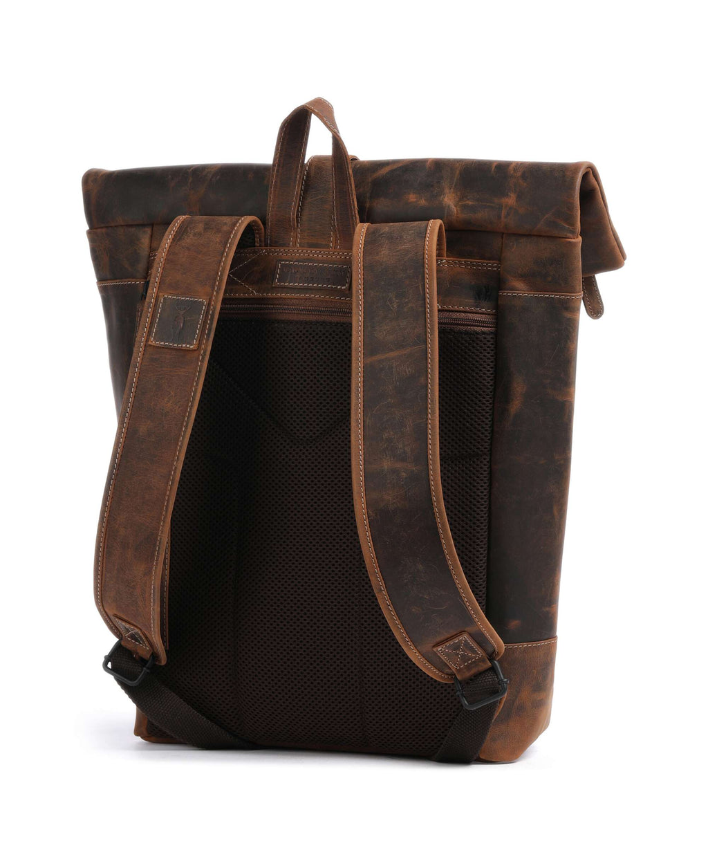 Jack Kinsky Baltimore 15 Laptop backpack cognac 