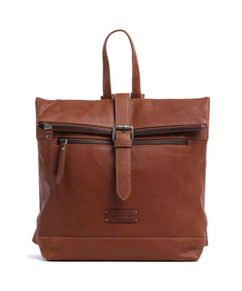 Jack Kinsky Montreal 26N Backpack cognac