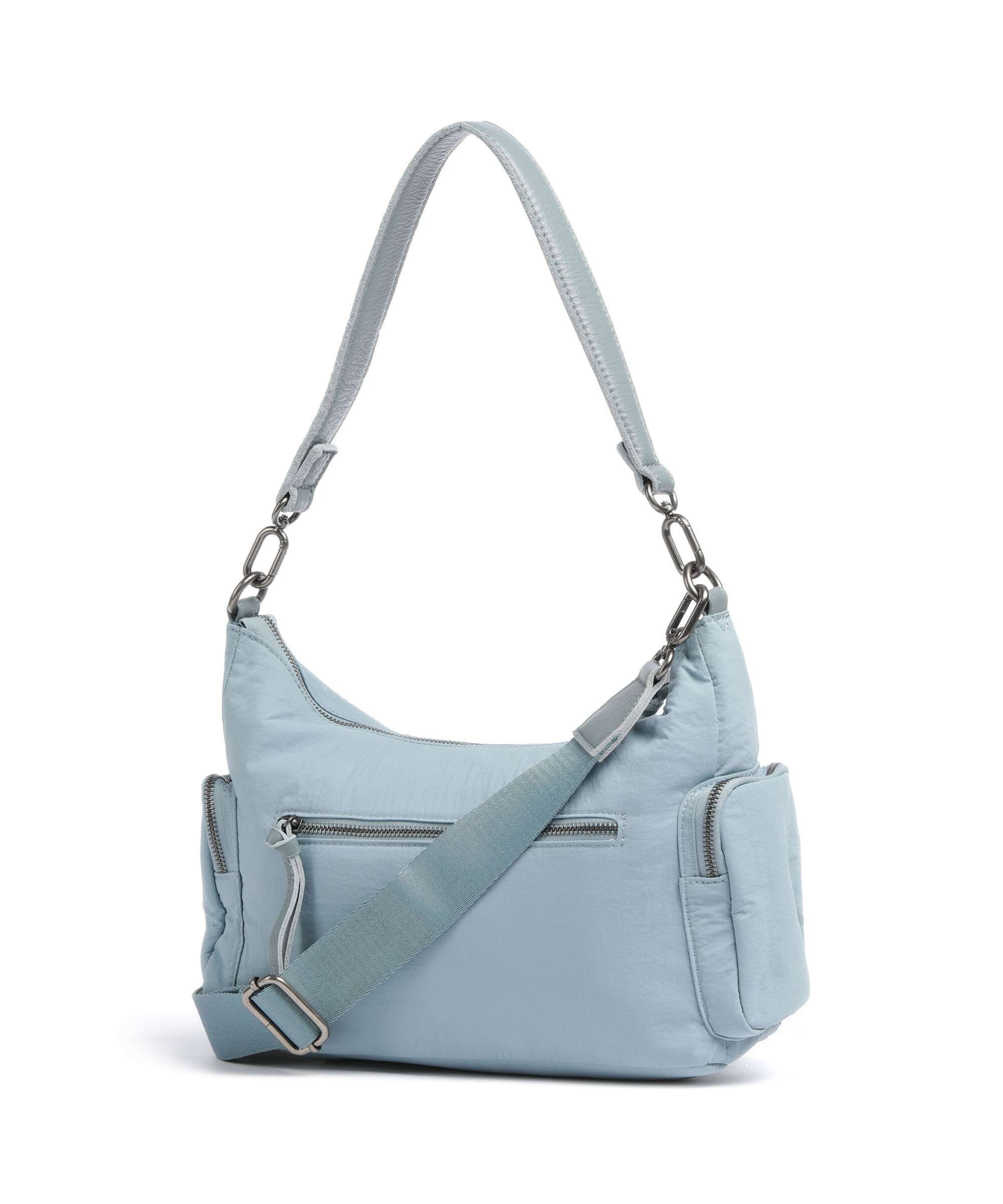 FredsBruder Friends for life Hobo bag dusty blue