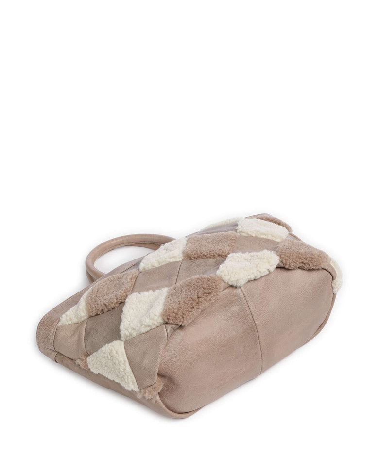 FredsBruder Check My Bag Handbag taupe teddy mix