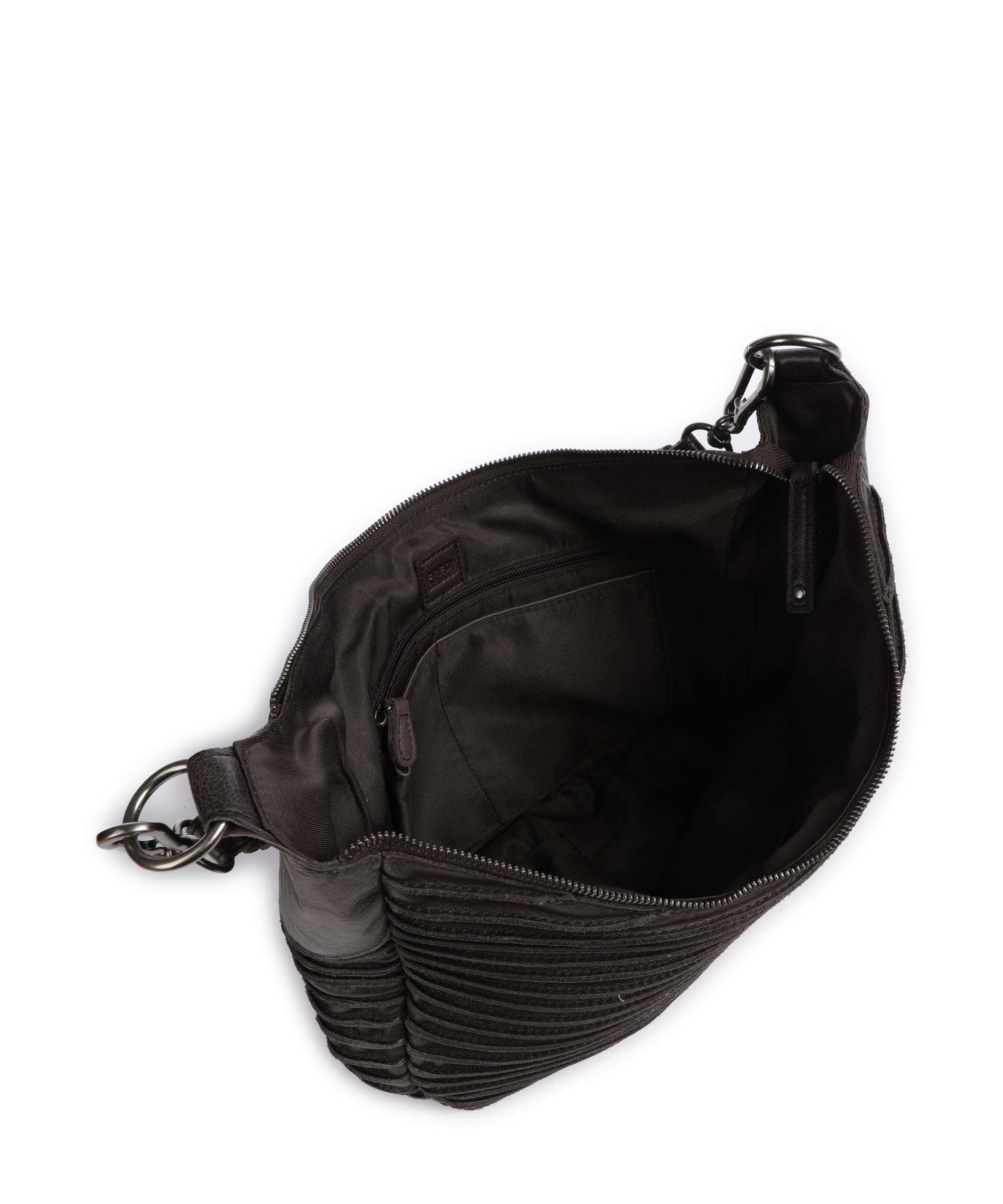 FredsBruder Riffel Flowow Hobo bag brown