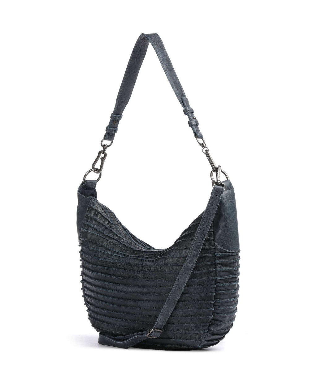 FredsBruder Bestseller Riffel Flowow Hobo bag dusty blue