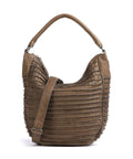 FredsBruder Bestseller Riffeltier S Hobo bag olive