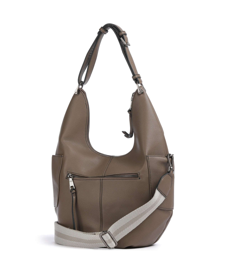 FredsBruder Bestie Round Hobo bag olive