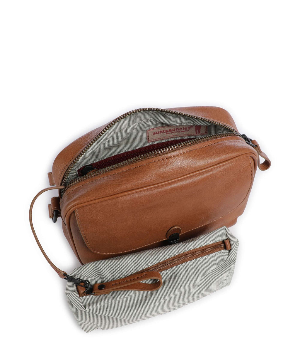 Aunts & Uncles Grandma's Luxury Club Mrs. Mint Crossbody bag caramel