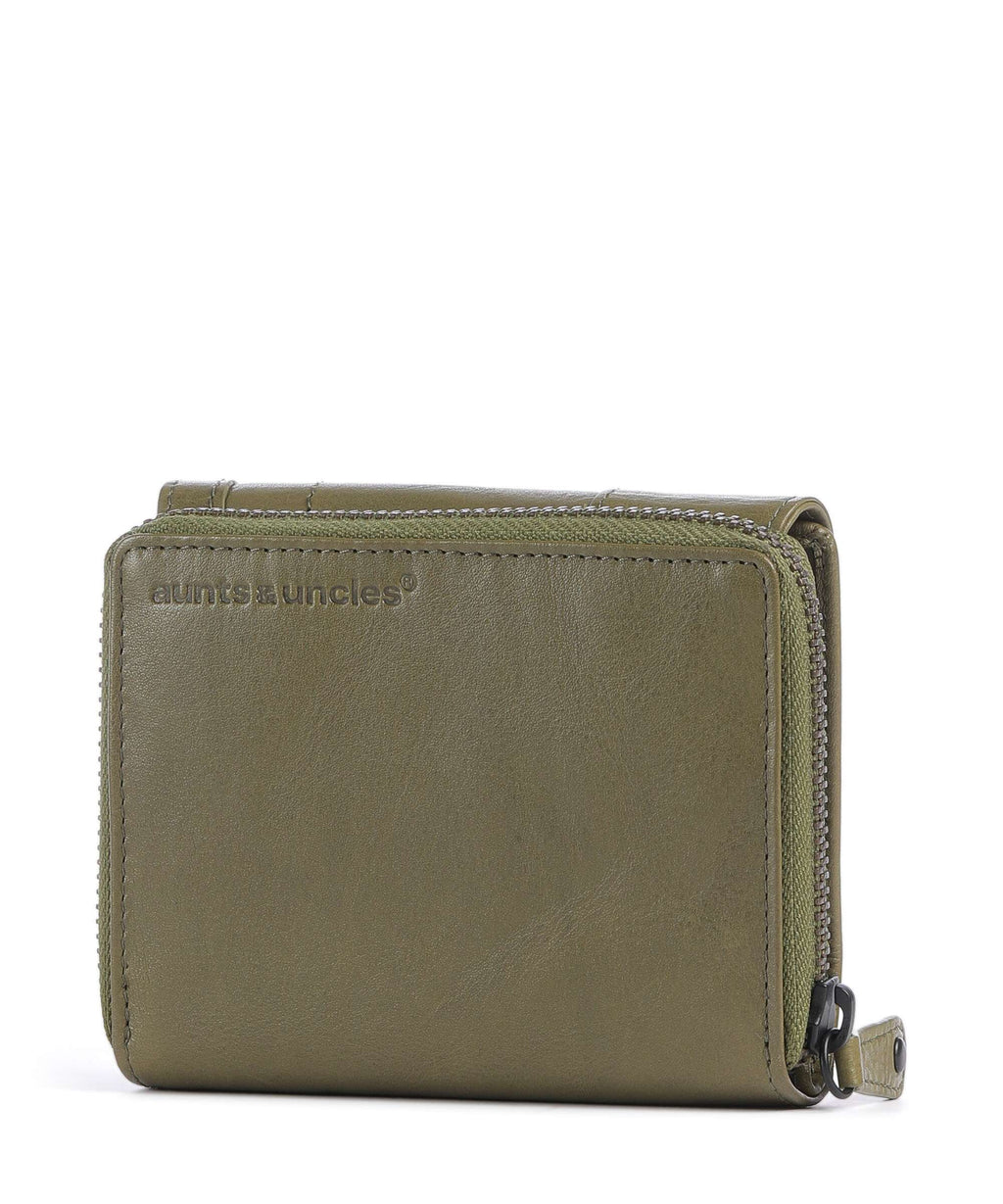 Aunts & Uncles Grandma's Luxury Club Lotta RFID Wallet olive branch