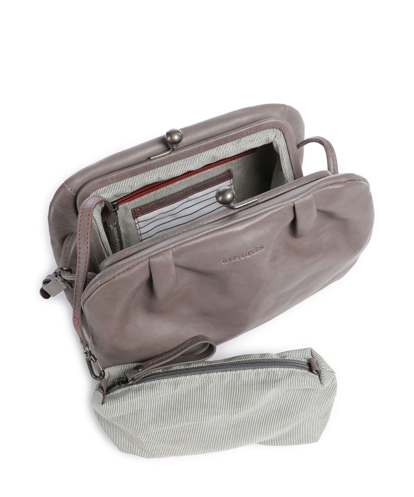 Aunts & Uncles Grandma's Luxury Club Mrs. Frosting Crossbody bag oyster grey