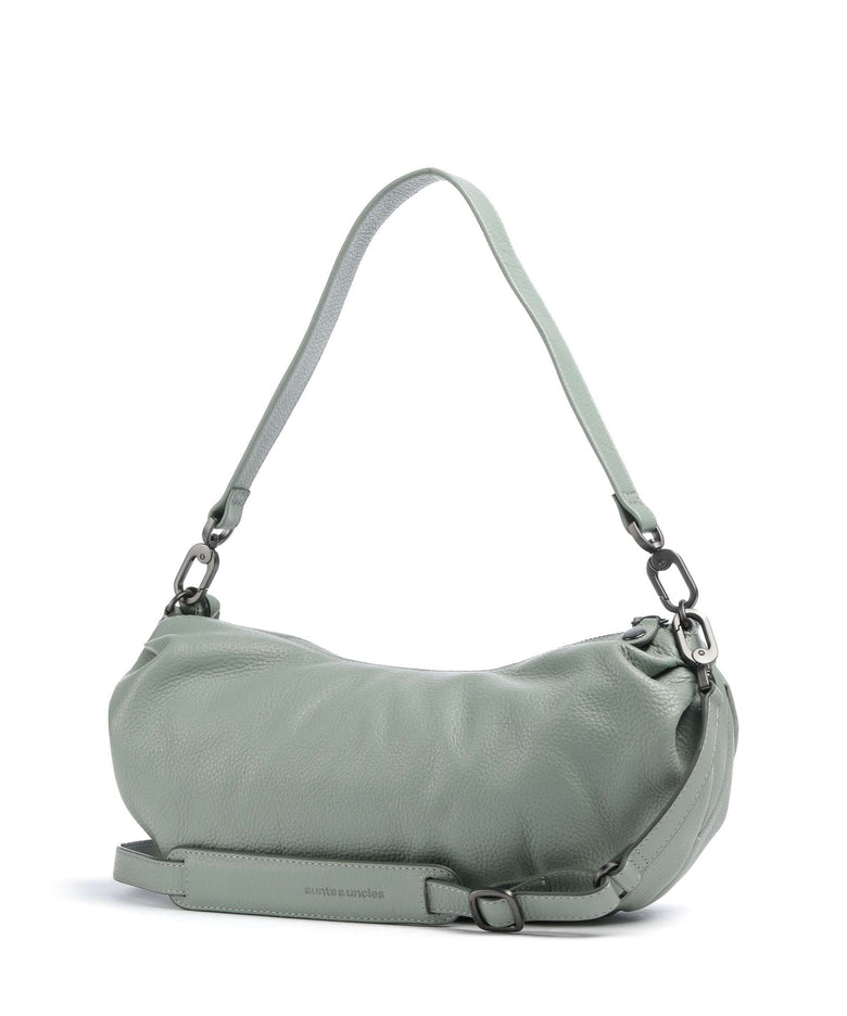 Aunts & Uncles Philocalists Sparkle Hobo bag sage green