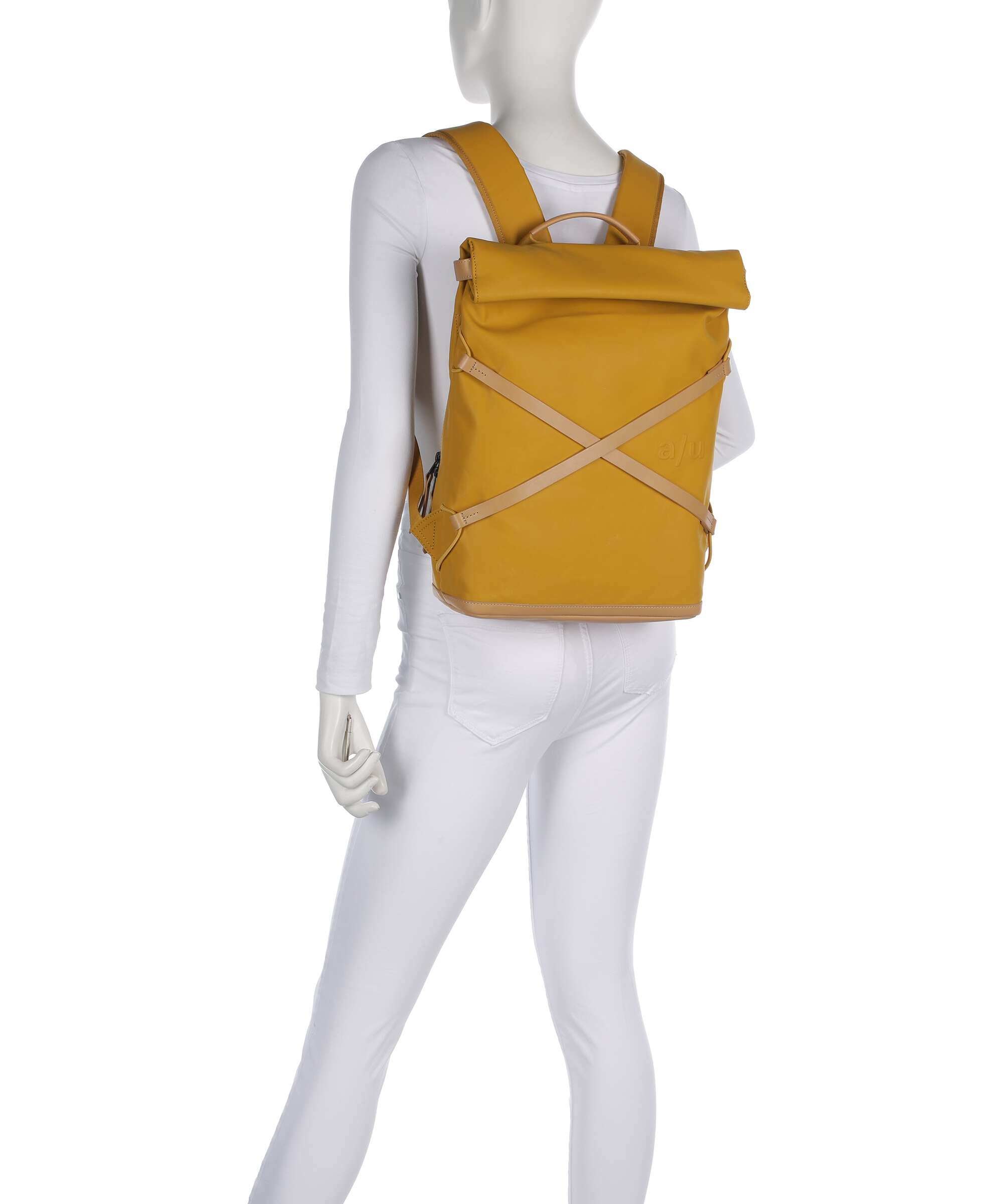Aunts & Uncles Japan Yokohama Rolltop backpack amber