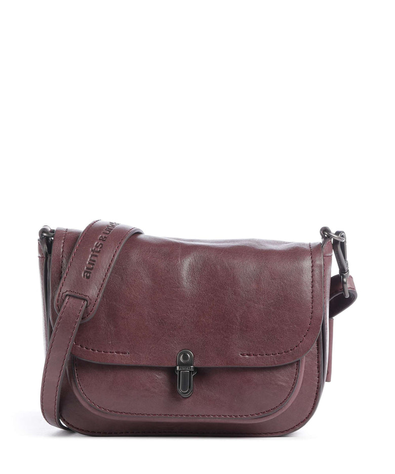 Aunts & Uncles Grandma's Luxury Club Mrs. Waffle Crossbody bag dark cherry