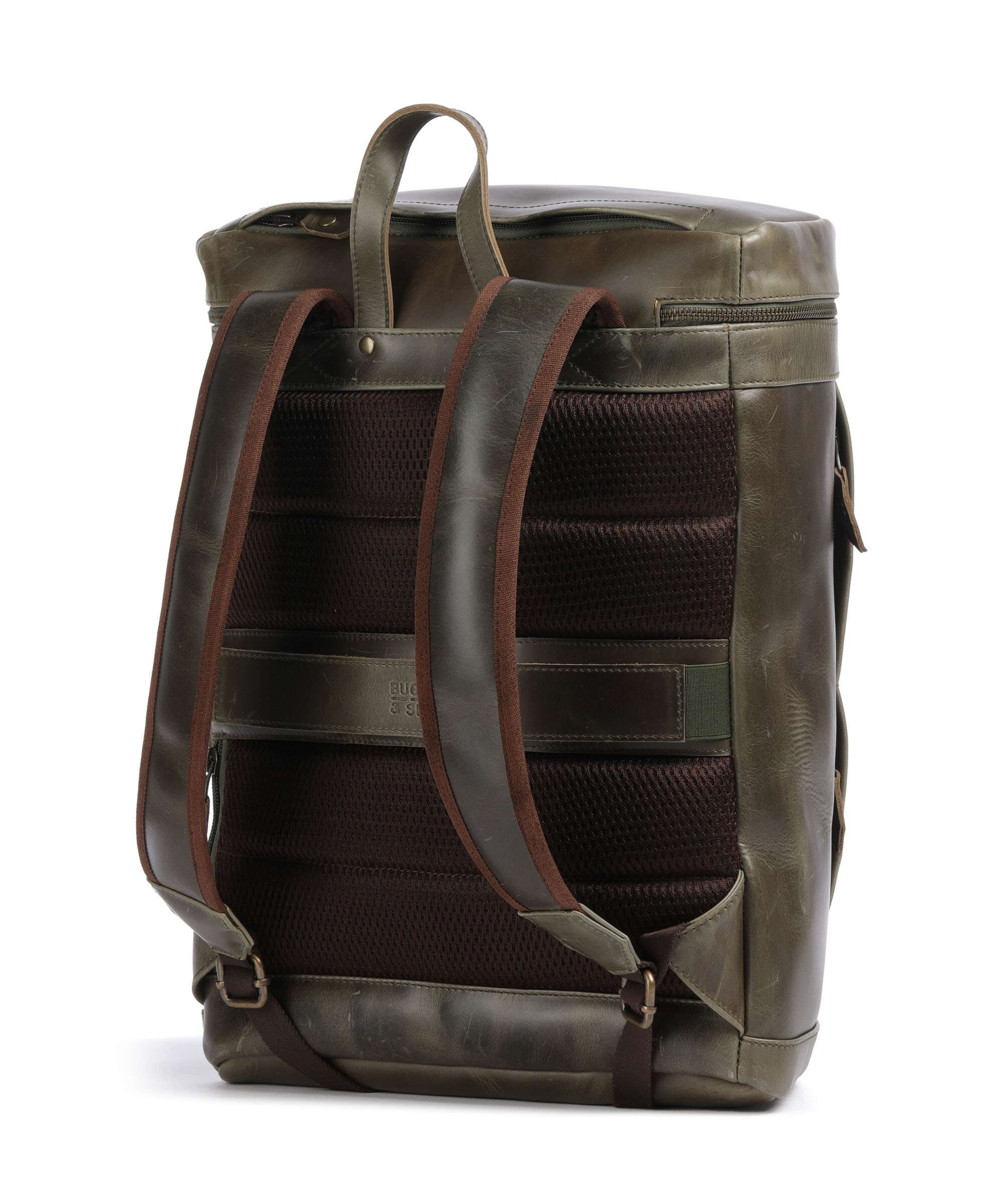 Buckle & Seam Crazy Horse Siwa Backpack olive