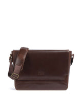 Buckle & Seam Crazy Horse Times Bolso de mensajero brown