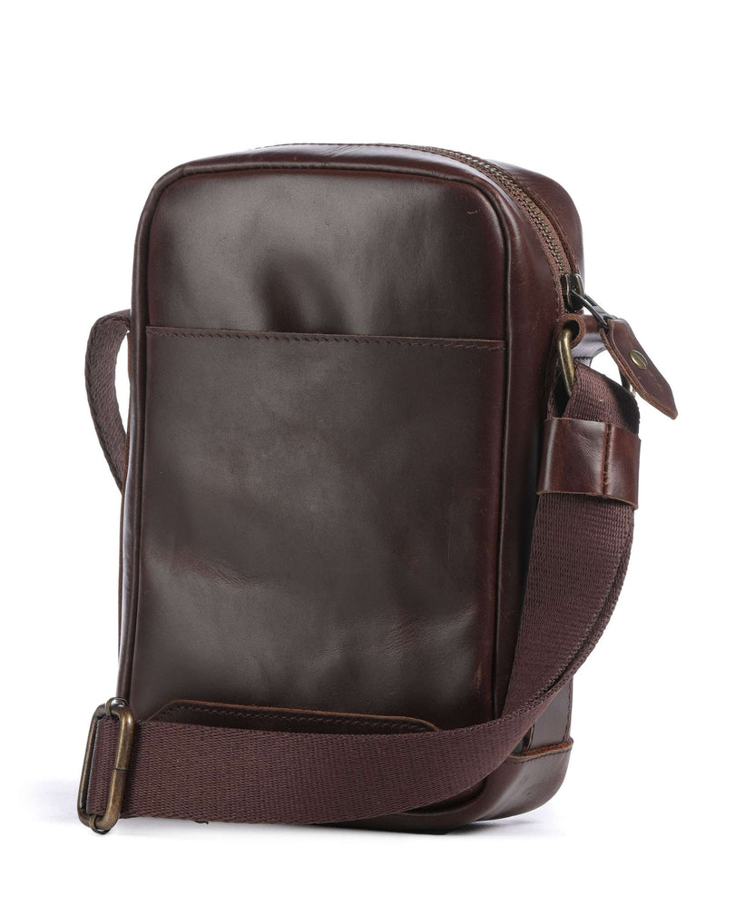 Buckle & Seam Crazy Horse Runner Crossbody bag brown