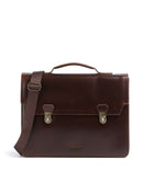 Buckle & Seam Crazy Horse Notes Maletín brown