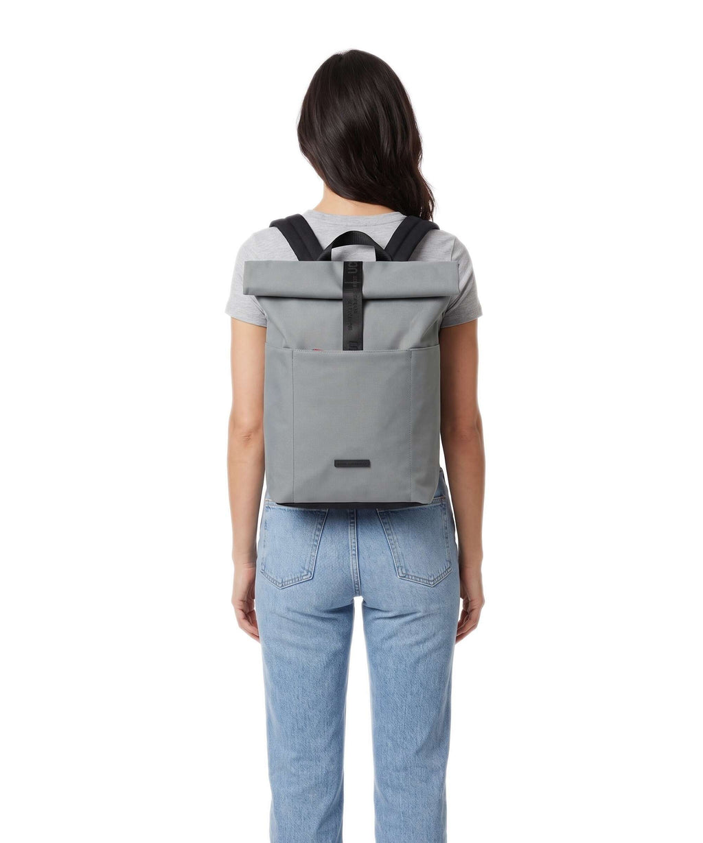 Ucon Acrobatics Phantom Hajo Mini Rolltop backpack pigeon blue reflective